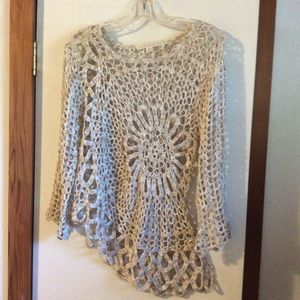 CROCHET TOP - BOSTON PROPER